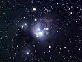 NGC 7129 as imaged through a 24-inch telescope on Mt. Lemmon