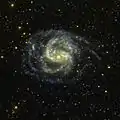 A GALEX ultraviolet image of NGC 1672
