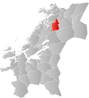Overhalla within Trøndelag