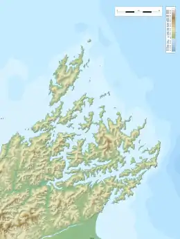 Location of Tory Channel