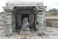 Nandimantapa (hall for Nandi the bull) in Kalleshvara temple at Hire Hadagali