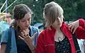 Two teenage girls in contemporary Poland