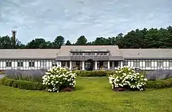 The front entrance of the National Museum of Dance and Hall of Fame.