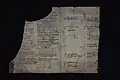 Necrologium monasterii Altzelle reconstructed parchment dated 1186-1250 CE