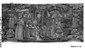 From Switzerland, a valance depicting the Binding of Isaac – early 17th century.