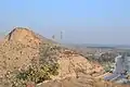 Newly realigned GT Road passing by the westernmost point of Margalla Hills to Kala Chitta Range, Pakistan.