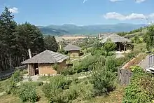 Neolithic house reconstruction, Topolnica, Bulgaria