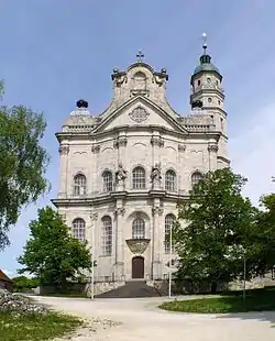 Location of Neresheim Abbey