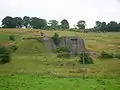 Nettlehirst limekiln and old estate policies on the hill