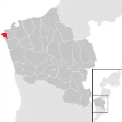 Location within Oberwart district