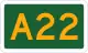 NSW Alphanumeric Route sign