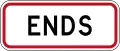 (R7-2.2) Regulatory sign effective ends