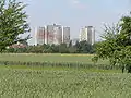 Apartment  buildings seen from Harheim