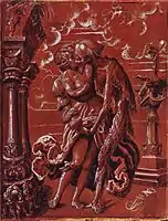 Chiaroscuro woodcut by Niklaus Manuel Deutsch I, 1517