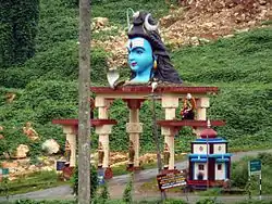 Entrance to Nilakkal Sree Mahadeva Temple