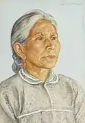 Gammal mexikansk kvinnaOld Mexican lady