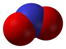 Nitrogen dioxide, .mw-parser-output .template-chem2-su{display:inline-block;font-size:80%;line-height:1;vertical-align:-0.35em}.mw-parser-output .template-chem2-su>span{display:block;text-align:left}.mw-parser-output sub.template-chem2-sub{font-size:80%;vertical-align:-0.35em}.mw-parser-output sup.template-chem2-sup{font-size:80%;vertical-align:0.65em}NO2