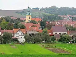 View from the west