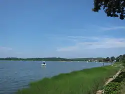 The harbor of North Sea, New York.