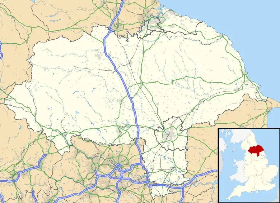 North Yorkshire is in Northern England
