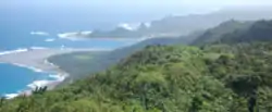 View of Cape Espiritu Santo or the Northeastern tip of Samar island