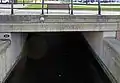 Northern portal of St Nicholas tunnel in Princes Dock