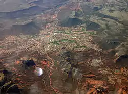 Aerial view of the community