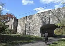 Under a road in northern Yonkers