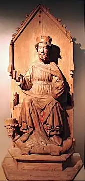 Olaf II of Norway from Austevoll Church, Storebø.