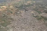 Aerial view of Olivares
