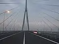 Road surface on the bridge.