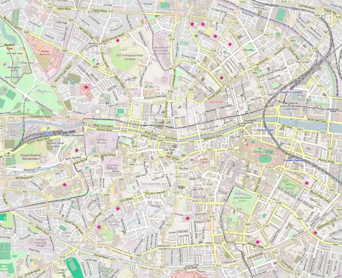 Fitzwilliam Square is located in Central Dublin