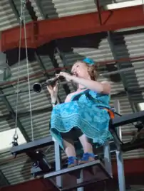 Clarinet solo (Vicky Wright) in Orchester-Finalisten