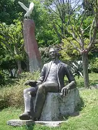 Image 29Orhan Veli Kanık was the founder of the Garip Movement in Turkish poetry. (from Culture of Turkey)