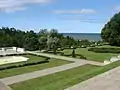 The promenade of the palace