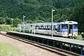 KiHa 47 and 40, Oshirakawa Station, September 2012