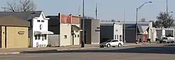 Downtown Osmond: east side of State Street, looking south from 4th Street