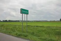 Entrance to Ostrożne