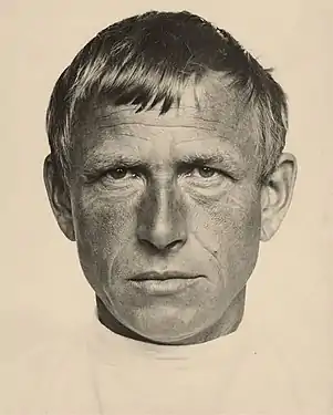 Portrait of Germain painter Otto Dix by Hugo Erfurth, Dresden, 1933.