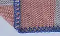 3-thread, 1/4" wide, 7 stitches per inch