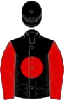 Black, red disc and sleeves