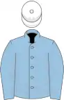Light Blue, White cap