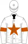 White, red star and armlets