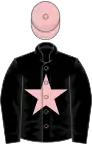 Black, Pink star, Pink cap