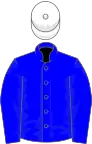 Blue birds-eye, white cap