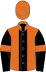 Orange, Black stripe, Black sleeves, Orange armlets