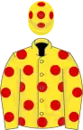 Yellow, red spots