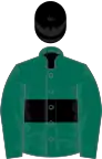 Dark green, black hoop, black cap
