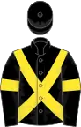 Black, yellow cross-belts and armlets