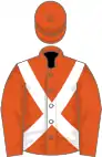 Flame, white cross-belts